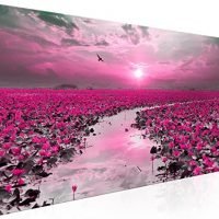Cuadros de paisajes con flores